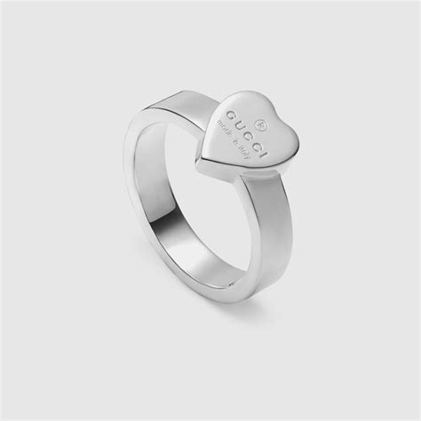 anillo gucci corazon|Anillo Gucci Heart con GG en plata de ley 925 .